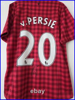 Robin Van Persie Signed Manchester United Shirt