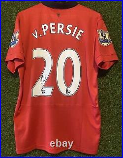 Robin Van Persie Signed Manchester United Shirt Comes With a COA & Photo Proof