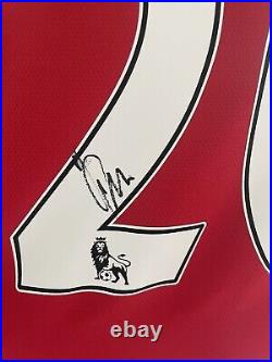 Robin Van Persie Signed Manchester United Shirt With COA and Photo Proof
