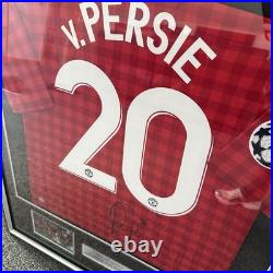 Robin Van Persie Signed Shirt Framed COA & Photo Proof Rare Manchester United Robin Van Persie Signed Shirt Framed COA & Photo Proof Rare Manchester United