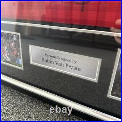 Robin Van Persie Signed Shirt Framed COA & Photo Proof Rare Manchester United Robin Van Persie Signed Shirt Framed COA & Photo Proof Rare Manchester United