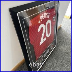 Robin Van Persie Signed Shirt Framed COA & Photo Proof Rare Manchester United Robin Van Persie Signed Shirt Framed COA & Photo Proof Rare Manchester United