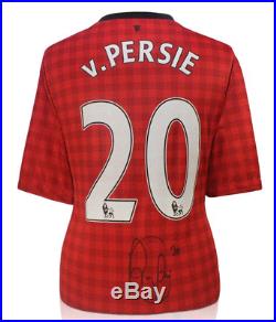 Robin van Persie 20 Manchester United 12/13 Signed shirt