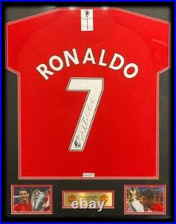 Ronaldo Signed Manchester United Replica Shirt