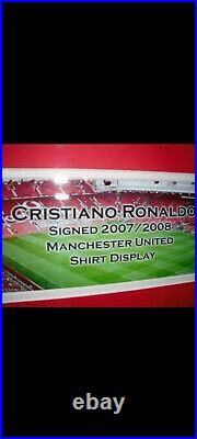 Ronaldo manchester united shirt signed