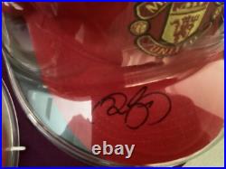 Rooney, Giggs & Neville Signed Manchester United Baseball Caps Coa 2008/09 Rooney, Giggs & Neville Signed Manchester United Baseball Caps Coa 2008/09