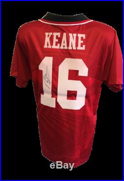 Roy Keane 96 Signed Manchester United shirt