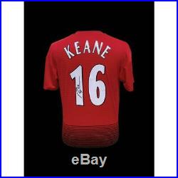 Roy Keane Autographed Manchester United Signed And Framed Football Shirt