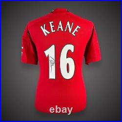 Roy Keane Hand Signed Manchester United Shirt With COA £225