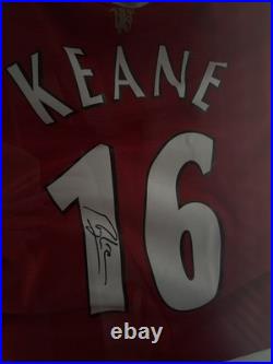 Roy Keane Manchester United Signed Shirt