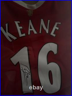 Roy Keane Manchester United Signed Shirt