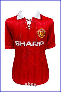 Roy Keane Signed Manchester United Football Shirt Comes With Coa & See Proof