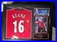 Roy Keane Signed Manchester United Football Shirt Picture Frame