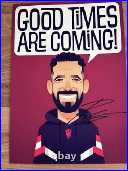 Ruben Amorim HAND SIGNED A4 Print Manchester United Old Trafford Portugal Proof Ruben Amorim HAND SIGNED A4 Print Manchester United Old Trafford Portugal Proof