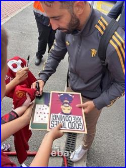 Ruben Amorim HAND SIGNED A4 Print Manchester United Old Trafford Portugal Proof Ruben Amorim HAND SIGNED A4 Print Manchester United Old Trafford Portugal Proof