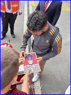 Ruben Amorim HAND SIGNED A4 Print Manchester United Old Trafford Portugal Proof Ruben Amorim HAND SIGNED A4 Print Manchester United Old Trafford Portugal Proof