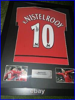 Ruud Van Nistelrooy Manchester United Genuine Hand Signed Authentic Coa