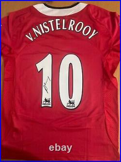 Ruud Van Nistelrooy Signed Man Utd 2004/06 Shirt Manchester United
