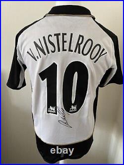 Ruud van Nistelrooy Signed Manchester United Centenary Shirt, Exact Proof