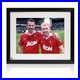 Ryan Giggs And Paul Scholes Signed Manchester United Football Photo. Framed