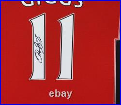 Ryan Giggs Hand Signed Manchester United Football Shirt In A Framed Presentation