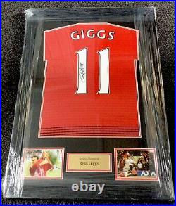 Ryan Giggs Hand Signed Manchester United Shirt AFTAL COA