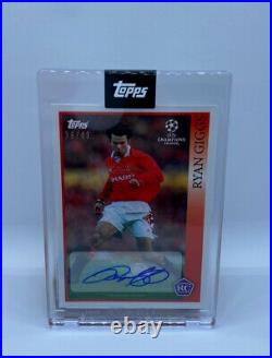 Ryan Giggs Lost Rookie Topps Auto /49 Signed Cards Manchester United