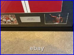Ryan Giggs Manchester United Framed Football Jersey Shirt & Signature No COA
