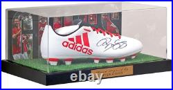 Ryan Giggs Manchester United Hand Signed Football Boot Presentation AFTAL COA Ryan Giggs Manchester United Hand Signed Football Boot Presentation AFTAL COA