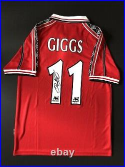 Ryan Giggs Signed 98 99 Manchester United Shirt