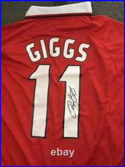 Ryan Giggs Signed 99 Champions League Final Shirt