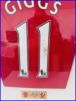Ryan Giggs Signed Framed Manchester United Shirt Limited Edition