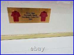 Ryan Giggs Signed Framed Manchester United Shirt Limited Edition