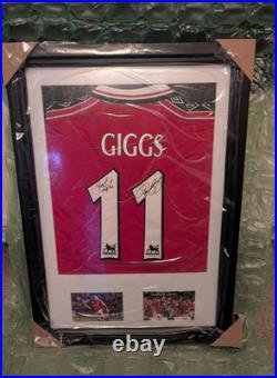 Ryan Giggs Signed Manchester United 1998/00 Home Shirt Framed
