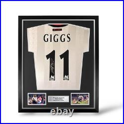 Ryan Giggs Signed Manchester United 1999 Away Shirt- Deluxe Framed