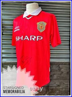Ryan Giggs Signed Manchester United 1999 Champions League Final Shirt COA Proof