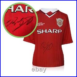 Ryan Giggs Signed Manchester United 1999 Football Shirt. Damaged A