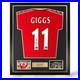 Ryan Giggs Signed Manchester United 1999 Premier League Home Shirt- Framed