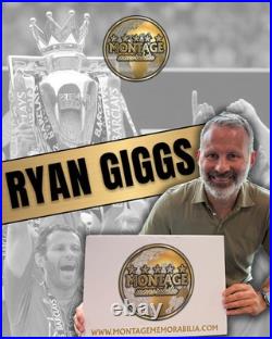 Ryan Giggs Signed Manchester United 2008 Ucl Moscow Shirt (acg Cert Ag16614)