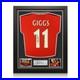 Ryan Giggs Signed Manchester United 2022-23 Football Shirt. Standard Frame