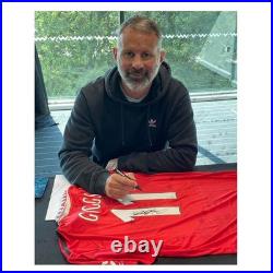 Ryan Giggs Signed Manchester United 2022-23 Football Shirt. Standard Frame