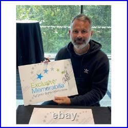 Ryan Giggs Signed Manchester United 2022-23 Football Shirt. Standard Frame