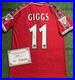 Ryan Giggs Signed Manchester United 98/99 Treble Winners EXACT VIDEO PROOF & COA