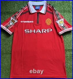 Ryan Giggs Signed Manchester United 98/99 Treble Winners EXACT VIDEO PROOF & COA