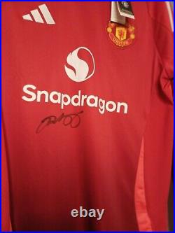 Ryan Giggs Signed Manchester United Home Shirt season 2024 2025 Ryan Giggs Signed Manchester United Home Shirt season 2024 2025