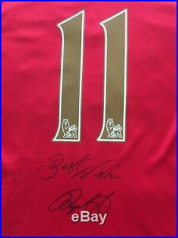Ryan Giggs Signed Manchester United Number 11 Home Shirt