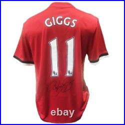 Ryan Giggs Signed Manchester United Shirt Ryan Giggs Signed Manchester United Shirt
