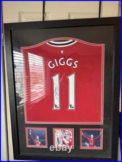 Ryan Giggs Signed Manchester United Shirt With COA Ryan Giggs Signed Manchester United Shirt With COA