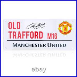 Ryan Giggs Signed Manchester United Street Sign