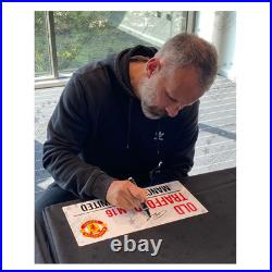 Ryan Giggs Signed Manchester United Street Sign